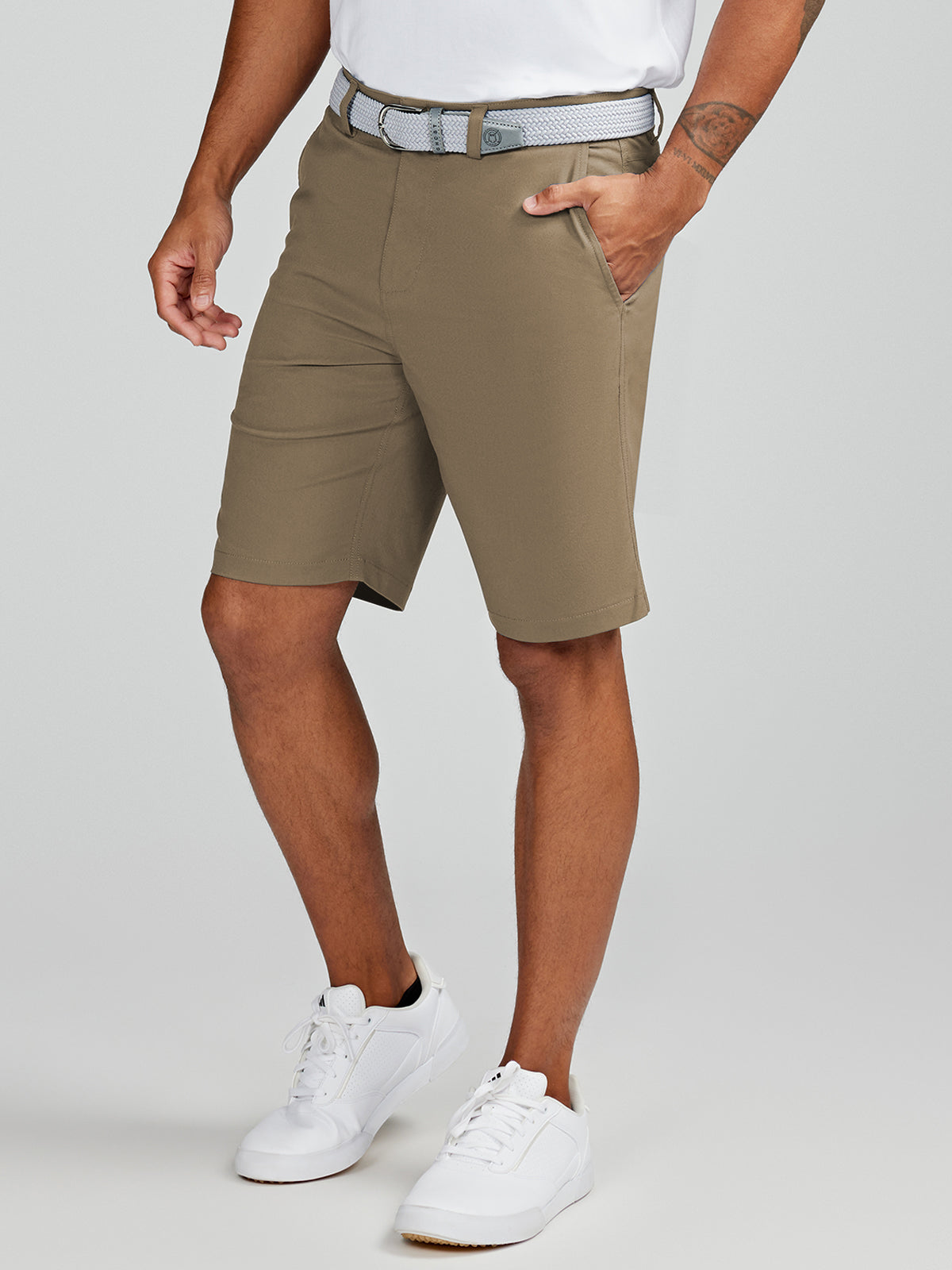 Motion Travel 9in Short - tasc Performance (Mid-Khaki)