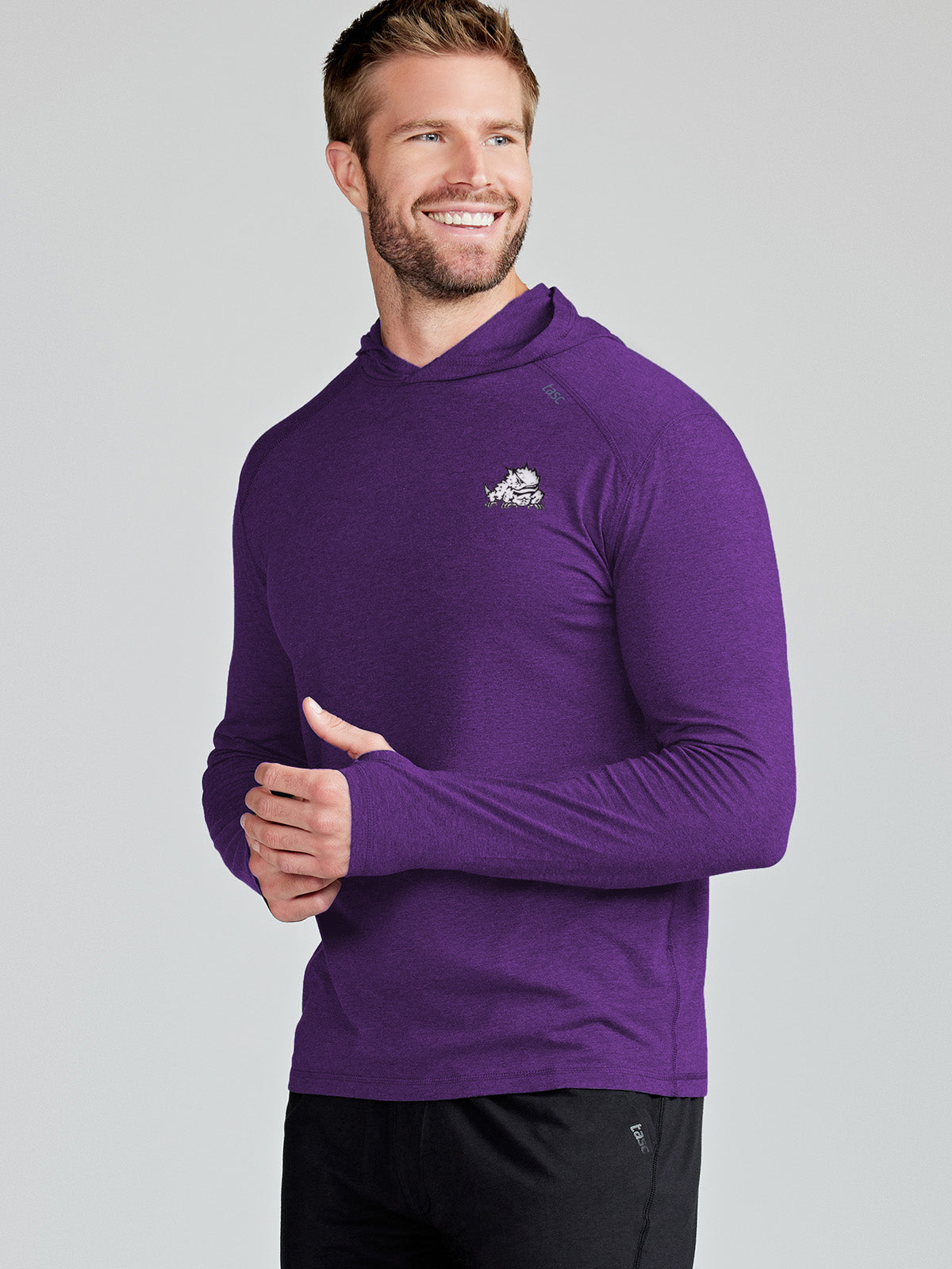 Carrollton Lightweight Hoodie - TCU tasc Performance (PurpleC)