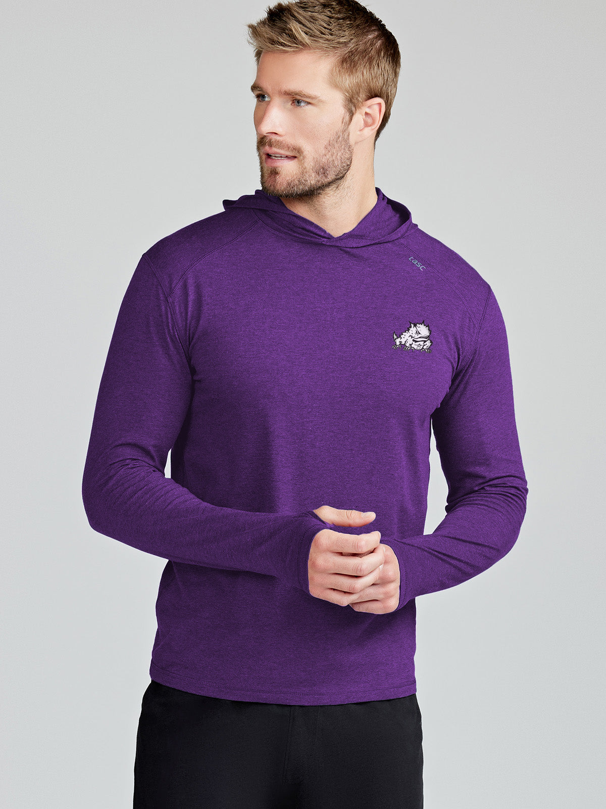 Carrollton Lightweight Hoodie - TCU tasc Performance (PurpleC)