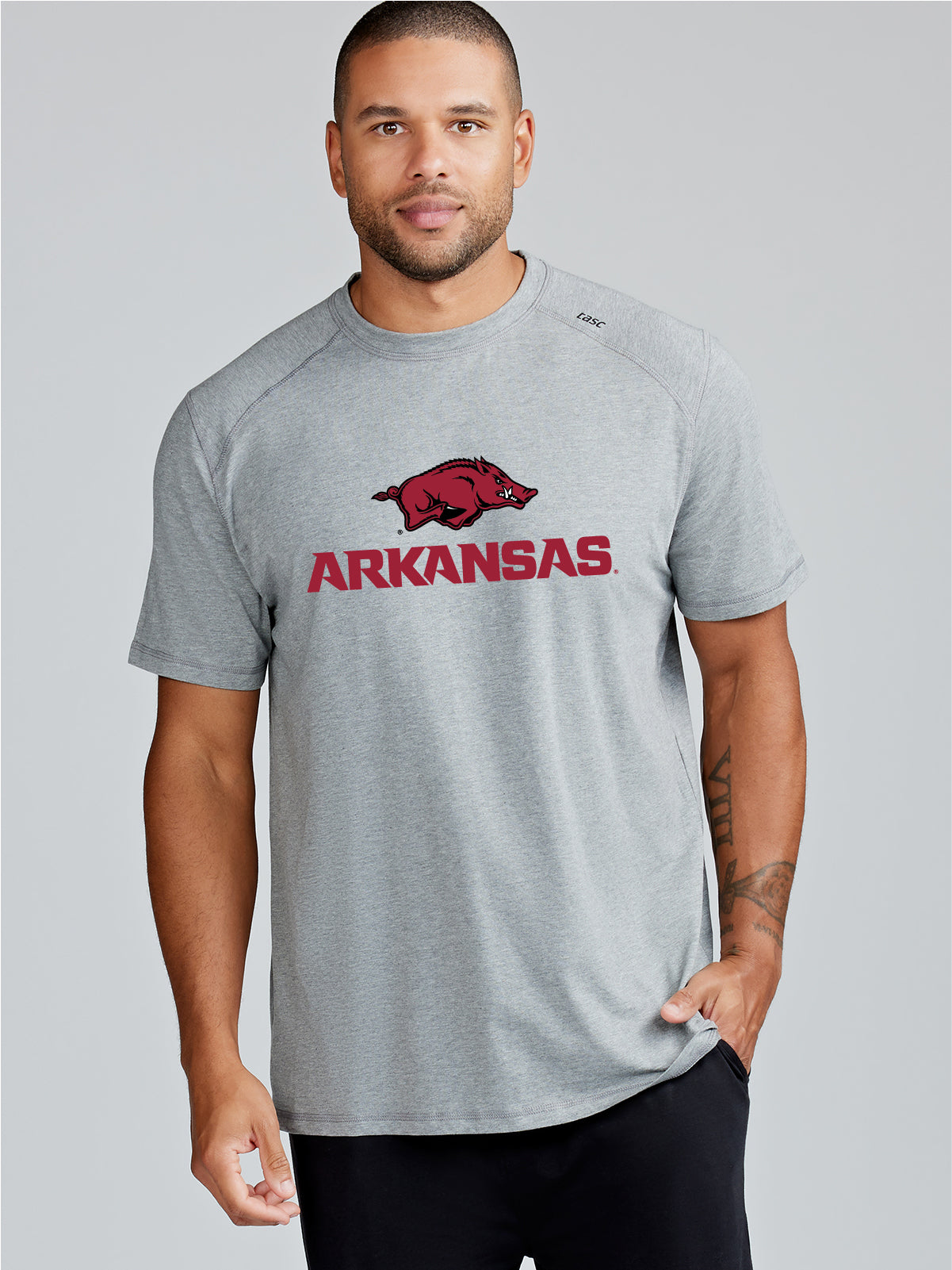 Carrollton Fitness T-Shirt - Arkansas tasc Performance (HeatherGray)