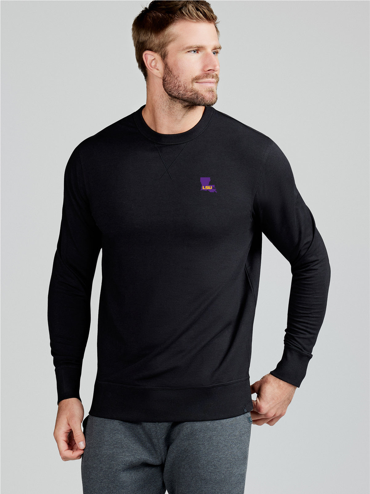 Varsity Sweatshirt M - LSU tasc Performance (Black)