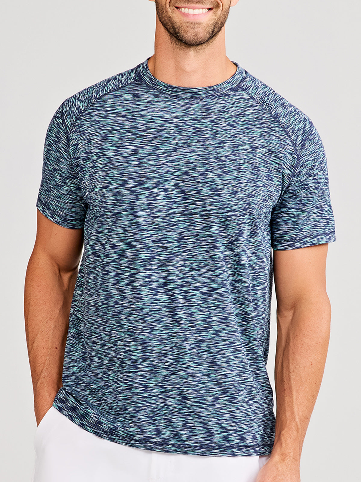 Carrollton Space Dye T tasc performance (Navy/SeaGreenSpaceDye)