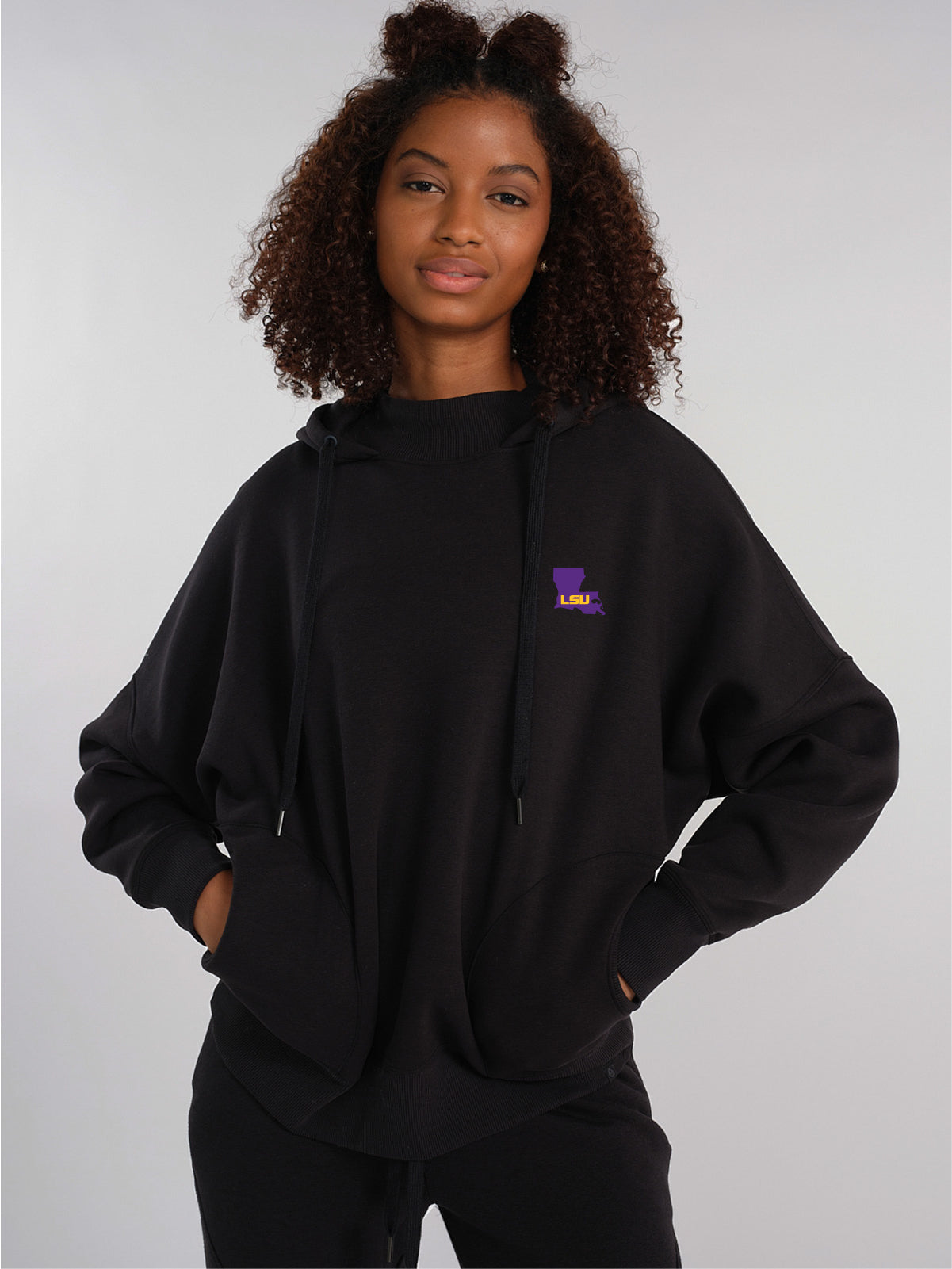 Legendary Fleece Hoodie - LSU tasc Performance (Black)