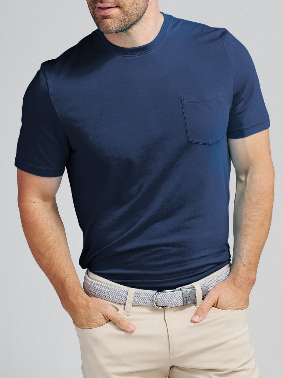 Seaside Wash Pocket T-Shirt - tasc Performance (ClassicNavy)