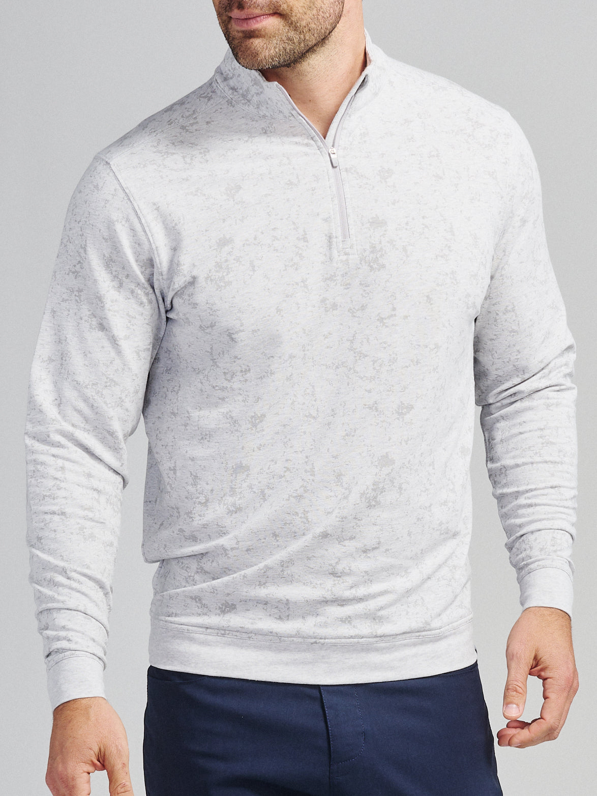 Cloud Golf Quarter Zip - tasc Performance (LightGrayTexture)