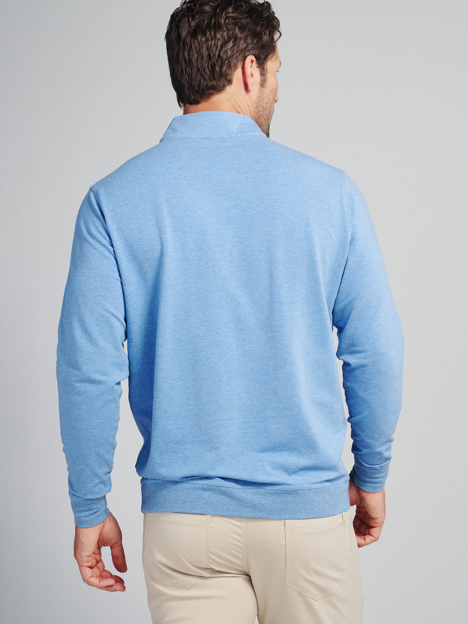 Cloud Golf Quarter Zip - tasc Performance (ChambrayHeather)