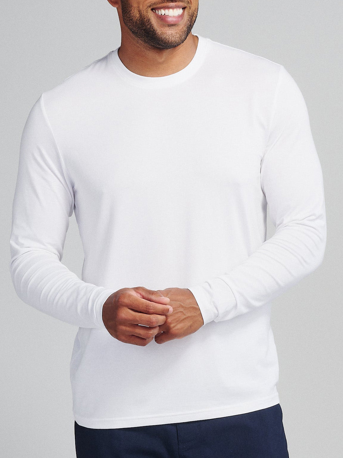 Pimaluxe Long Sleeve T-Shirt tasc Performance (White)