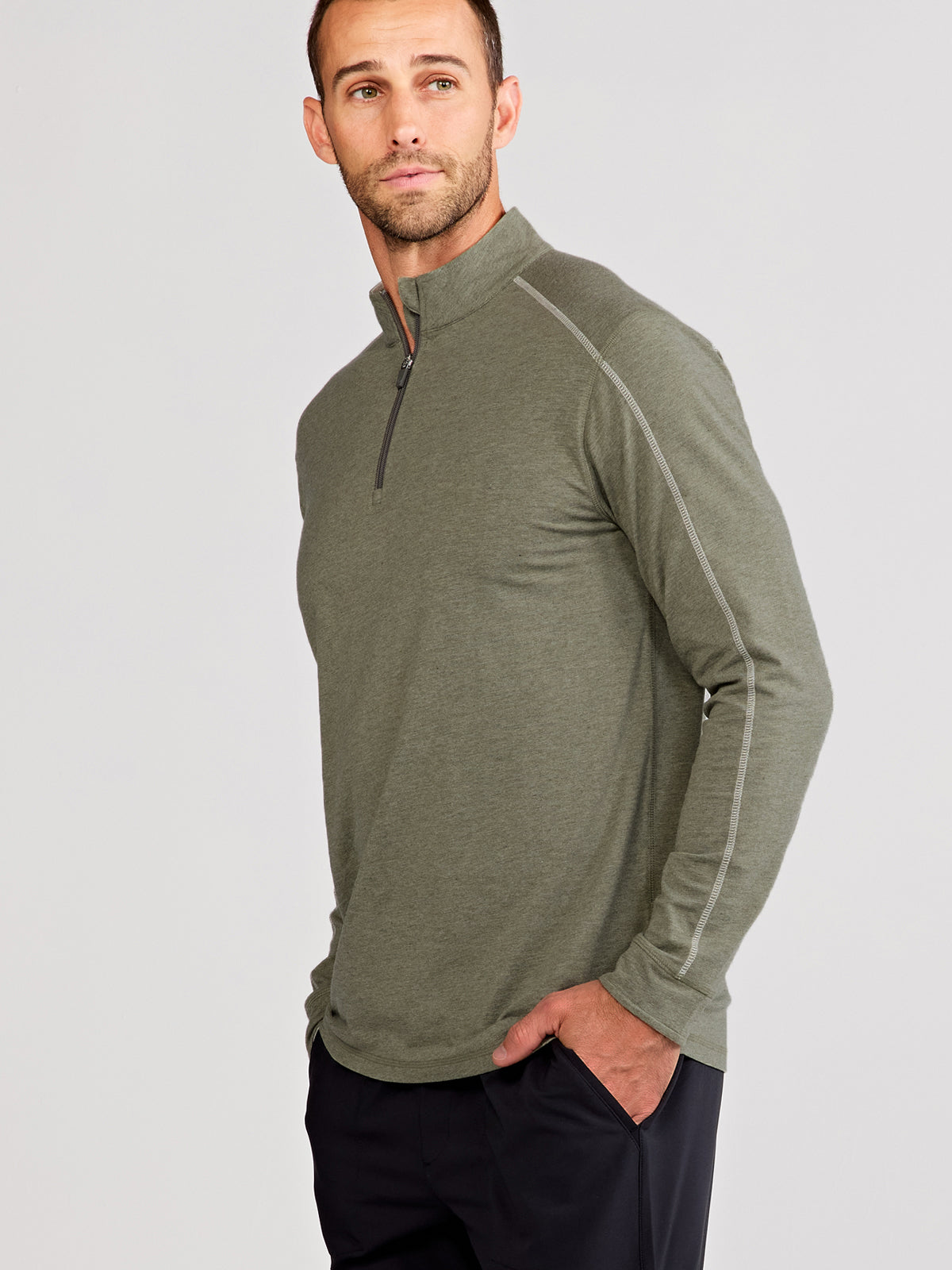 Carrollton 1/4 Zip - tasc Performance (CactusHeather)