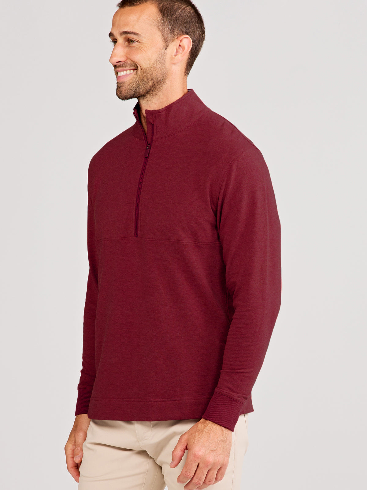 Venture Fleece 1/2 Zip tasc Performance (AutumnHeather)