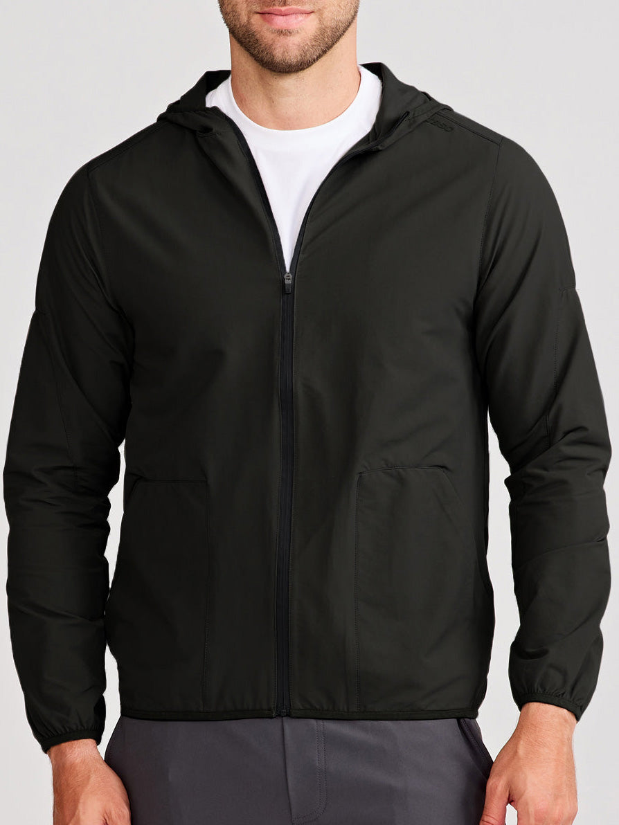 Swift Hooded Windbreaker - tasc Performance (Black)