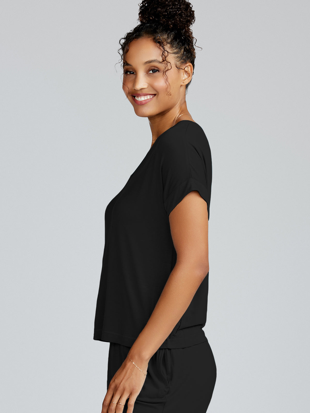 Bamboo Silk T-shirt - tasc Performance (Black)