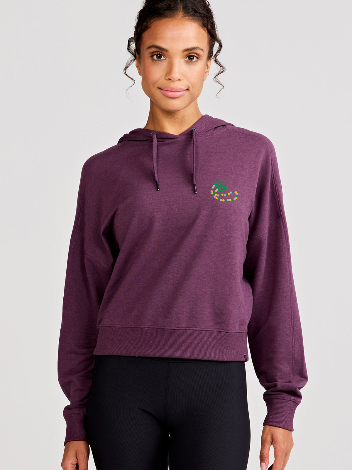 Studio Fleece Hoodie - Mardi Gras 2025 - tasc Performance (CometPurple)