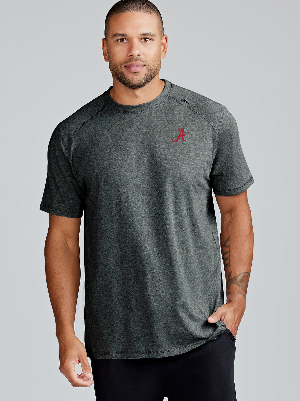 Carrollton Fitness T-Shirt - Alabama - tasc Performance (IronHeather)