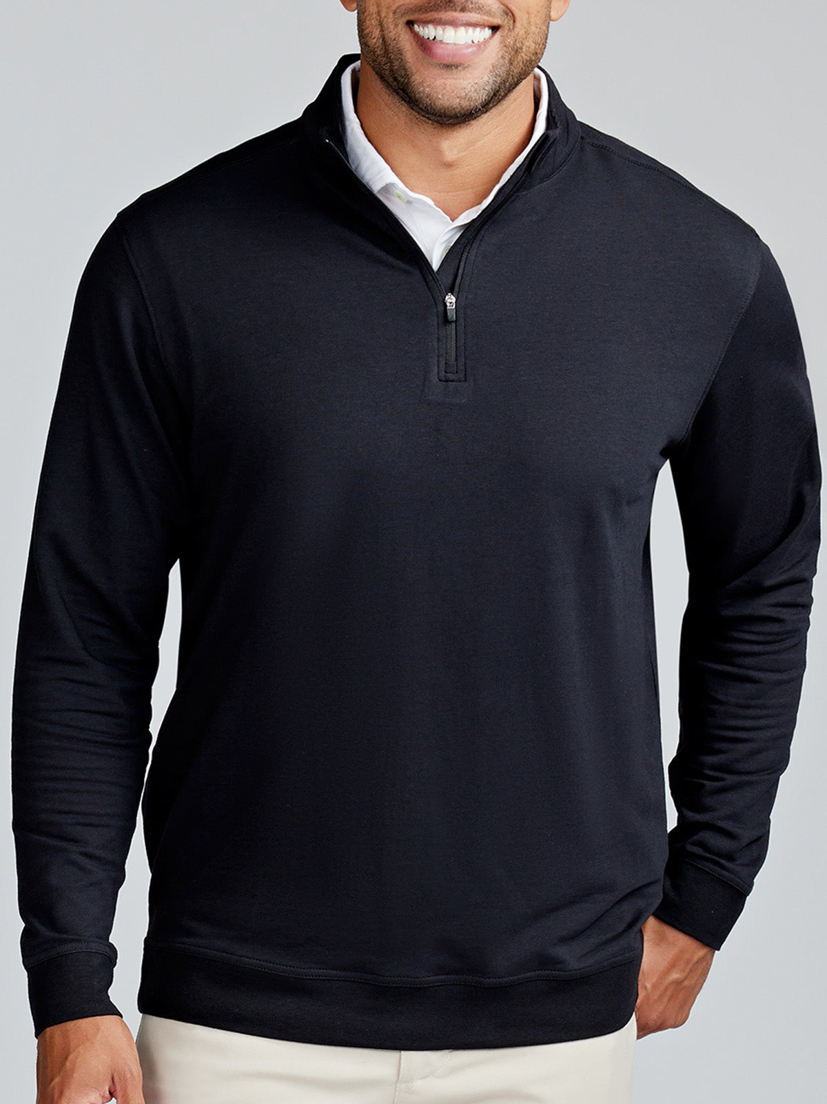 Cloud Golf Quarter Zip - tasc Performance (Black)