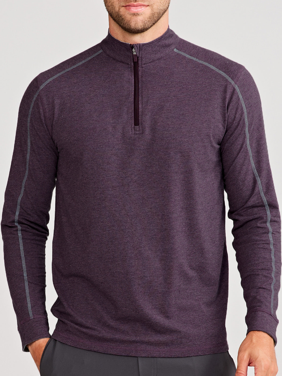 Carrollton 1/4 Zip - tasc Performance (CometPurpleHeather)