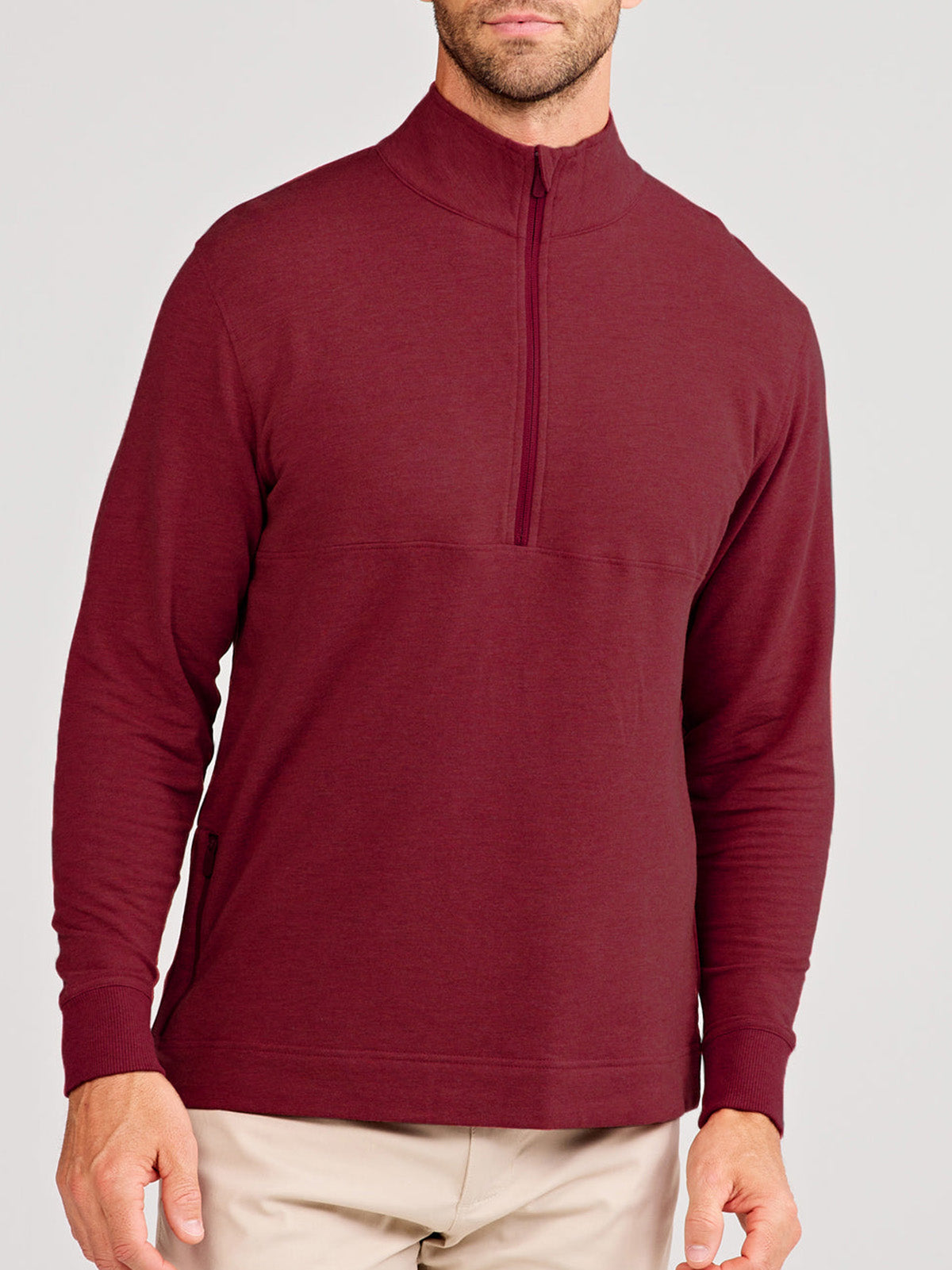 Venture Fleece 1/2 Zip tasc Performance (AutumnHeather)