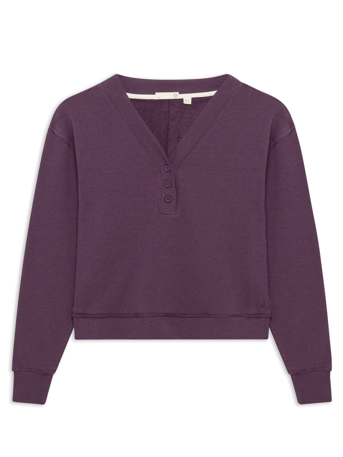 Varsity Henley Sweatshirt - tasc Performance (CometPurple)