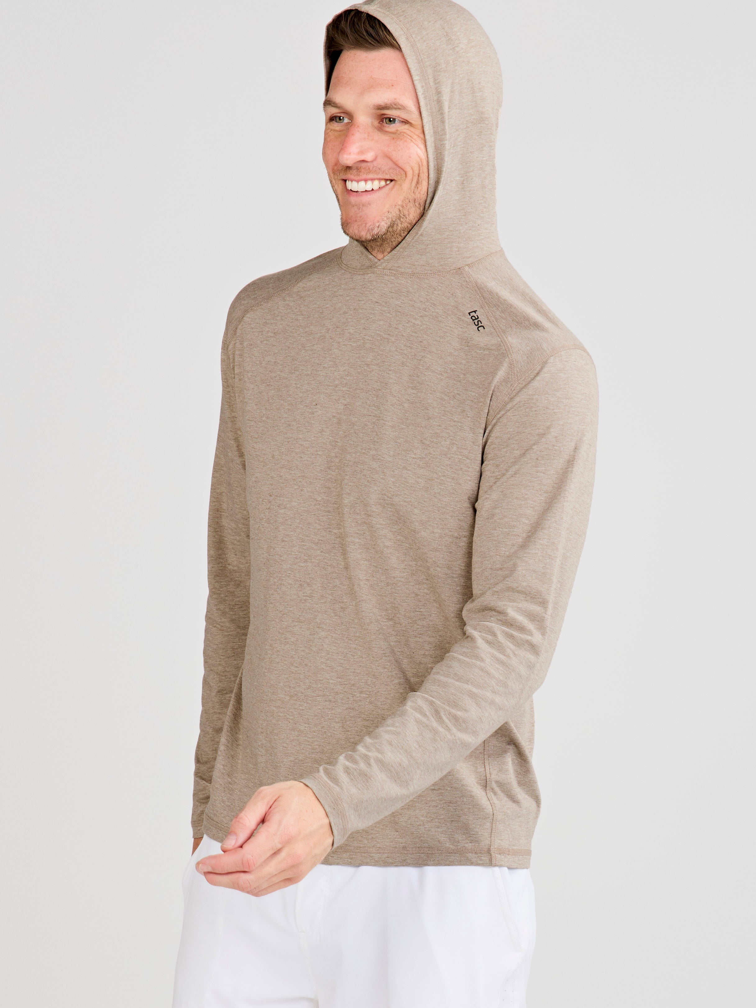 Carrollton Lightweight Hoodie - tasc Performance (GrayOakHeather)